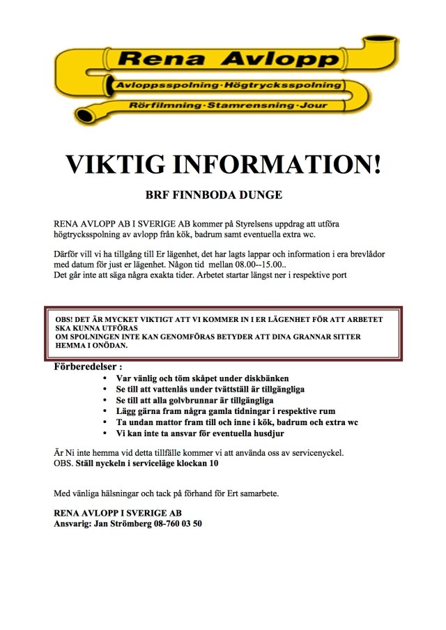 Brf Finnboda Dunge 2015